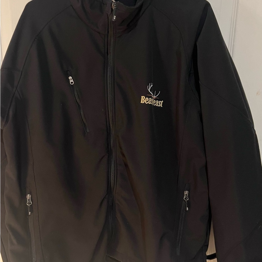 Port Authority J705 Textured Soft Shell Jacket - Black
